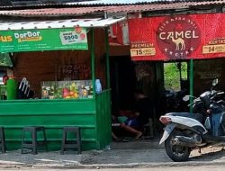 Jual Arak Bali tanpa lebel  lapak jus Dordor di sukahati jadi sorotan masarakat sekitar