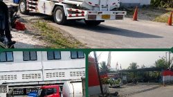 Truk Tangki PT MJE Kirim Solar ke PT MPS, Akses Awak Media Sempat Dihalangi dan Ditawari Uang Rokok