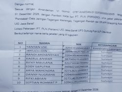PT Damaco Communica Engineering Consultant Terbitkan Surat Tugas Pendataan Jaringan PLN di Gunung Putri