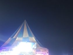 Semarak pasar malam di wilayah lulut desa klapanunggal