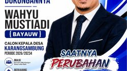 Calon kandidat Kepala Desa, Wahyu Mustiadi Ikuti Kontestasi dengan Semangat Demokrasi